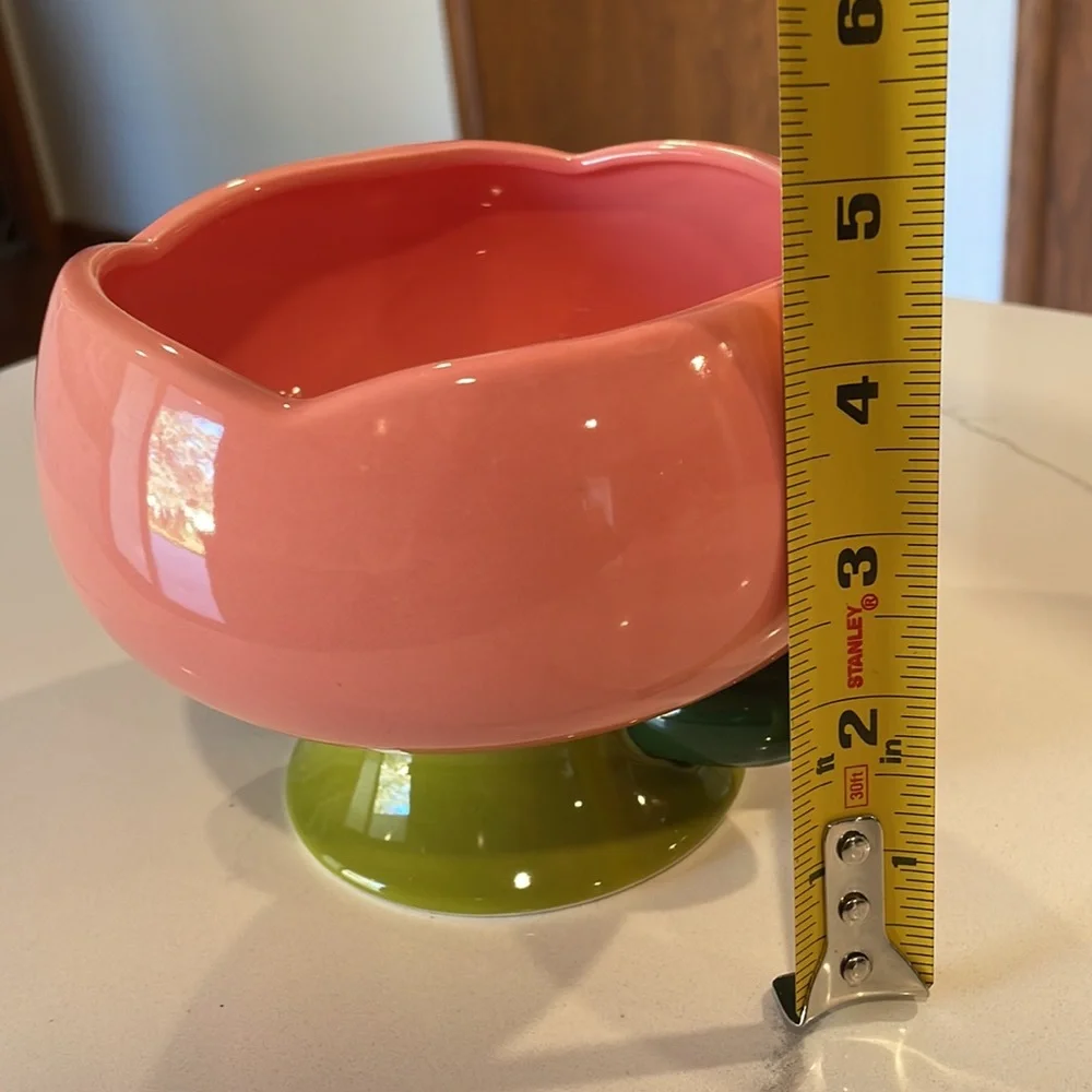 Cat Flower Shape Ceramic Bowl